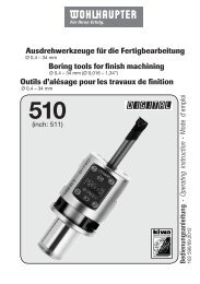 Bedienungsanleitung - Wohlhaupter GmbH