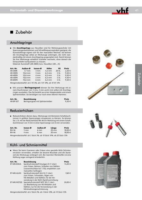 Hartmetall- und Diamantwerkzeuge - Carbide Tools