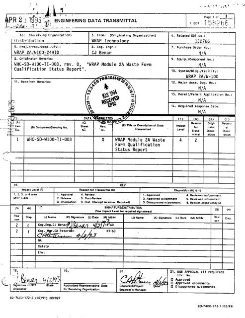 View Document Here - Hanford Site