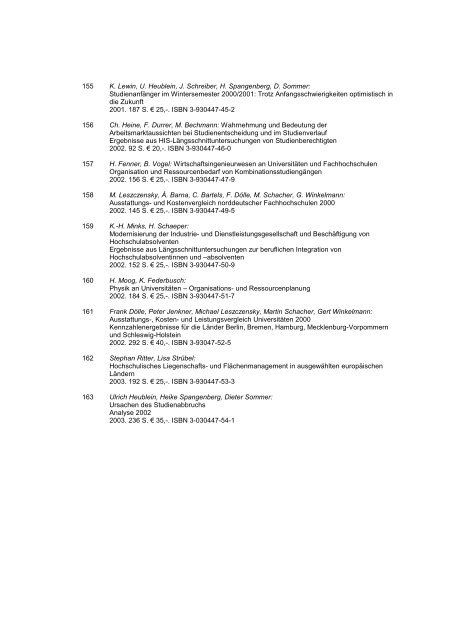 PDF-Fassung - Hochschul-Informations-System GmbH