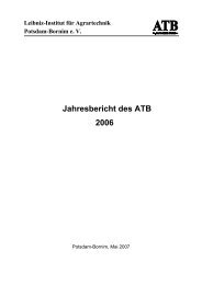Jahresbericht des ATB 2006