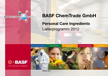 BASF ChemTrade GmbH Personal Care Ingredients