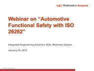 ISO 26262 - Mahindra Satyam