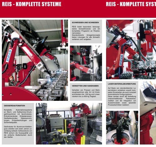 REIS ROBOTICS - ROBOTER UND SYSTEME INNOVATIVE ... - Exner