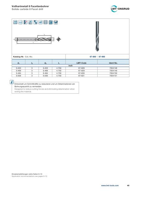 Präzisionswerkzeuge Composites & Plastics Precision Tools ...