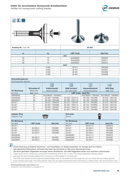 Präzisionswerkzeuge Composites & Plastics Precision Tools ...