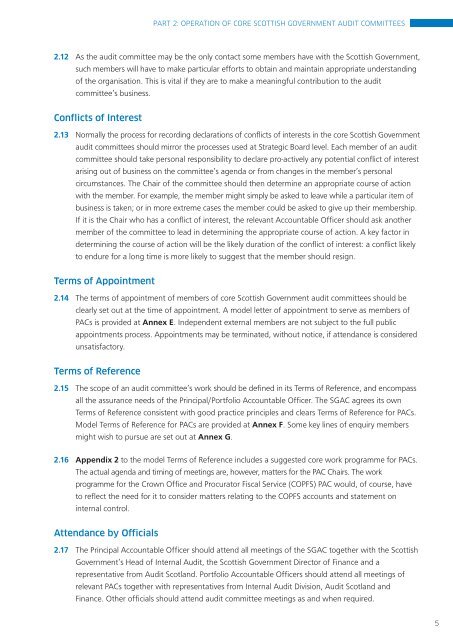 Audit Committee Handbook - Scottish Government