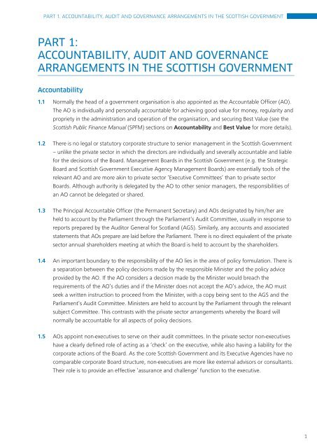 Audit Committee Handbook - Scottish Government