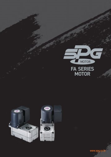 FA SERIES MOTOR - SPG Motoren