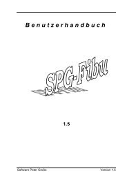 Benutzerhandbuch SPG Fibu Version 1.5