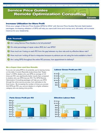 Service Price Guides Remote Optimization Consulting