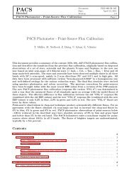 PACS Photometer - Point-Source Flux Calibration - Herschel - ESA