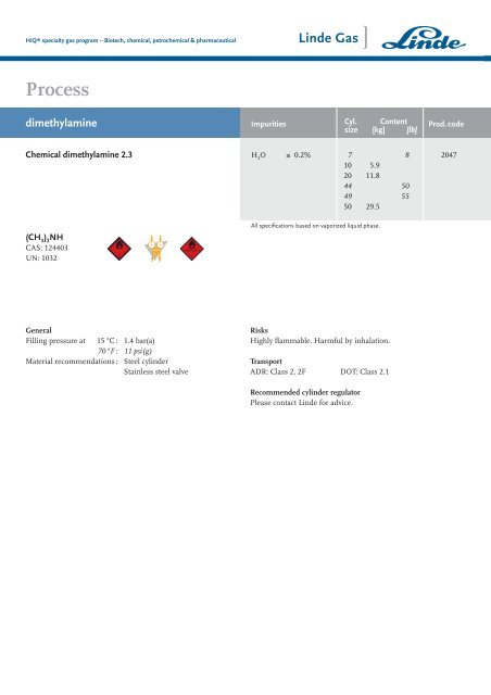 Biotech, chemical, petrochemical & pharmaceutical - HiQ® Specialty ...