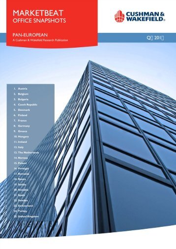 European Office Marketbeat Snapshots Q1 2012 - SPG Intercity