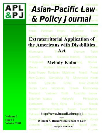 Extraterritorial Application of the ADA