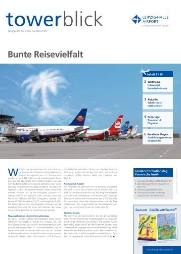 Bunte Reisevielfalt - Flughafen Leipzig/Halle