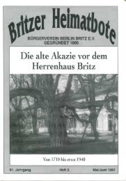 Die alte Akazie vor dem Herrenhaus Britz - Bürgerverein Berlin Britz ...