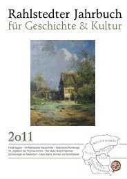 Jahrbuch 2011 - rahlstedter kulturverein