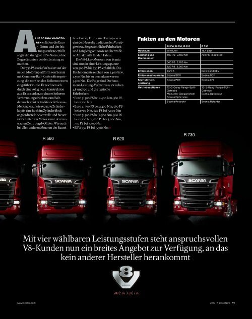 Legende 2010 - Leistung und Stil - Scania