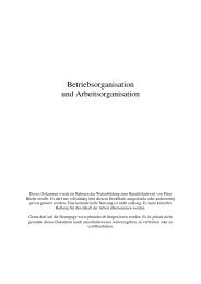 Betriebsorganisation und Arbeitsorganisation - www.pbueche.de