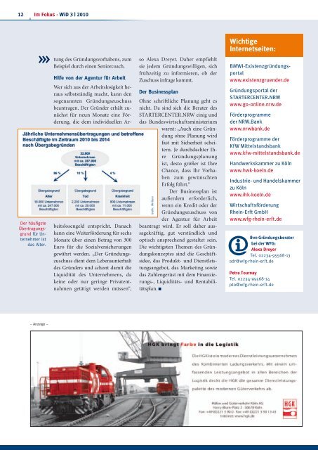 WID 03-2010.pdf - Wirtschaftsförderung Rhein-Erft GmbH