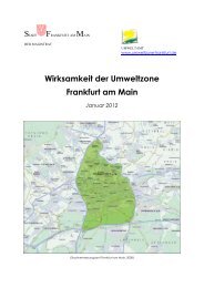 Wirksamkeit der Frankfurter Umweltzone 2012 - Frankfurt am Main