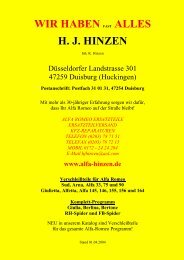 WIR HABEN FAST ALLES H. J. HINZEN - Squadra Moravia