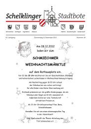 Stadtbote KW 49.pdf - Stadt Schelklingen
