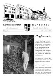Rundschau 03/2004 - Gemeinde Schweitenkirchen