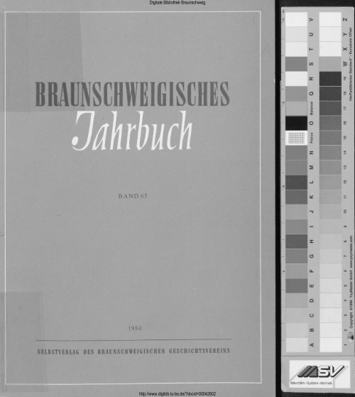 Braunschweigisches Jahrbuch - Digitale Bibliothek Braunschweig