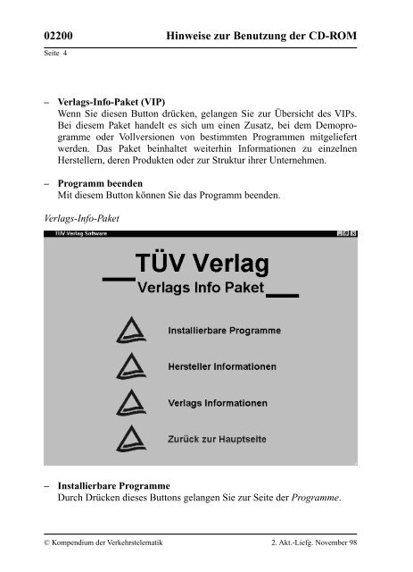 Kompendium der Verkehrstelematik - Technische Hochschule Wildau