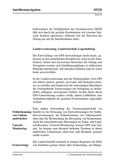 Kompendium der Verkehrstelematik - Technische Hochschule Wildau