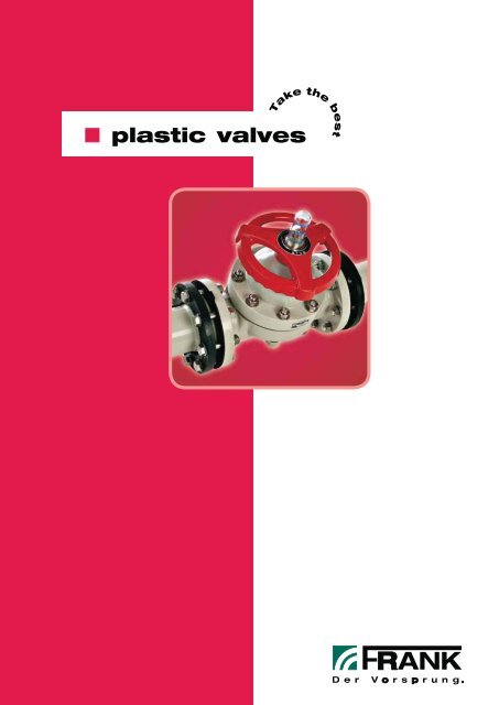 Valves overview (PDF) - Frank GmbH