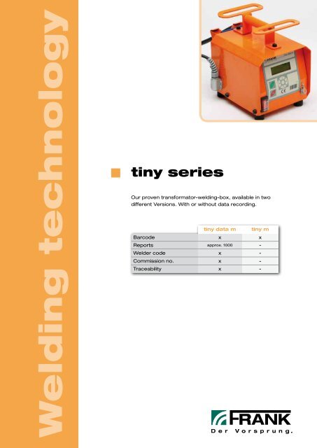 Tiny (PDF) - Frank GmbH