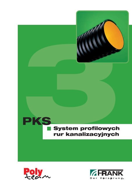 System profilowych rur kanalizacyjnych - Frank GmbH