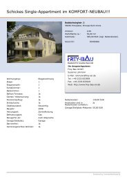 Schickes Single-Appartment im KOMFORT ... - Frey-Bau GmbH