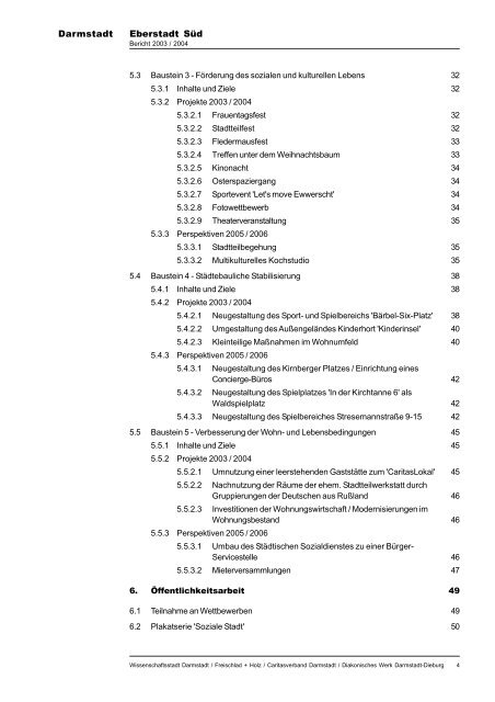 BERICHT 2003/2004 - Portal-Darmstadt