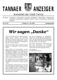 Juli 2007 - Stadtverwaltung Tanna