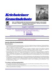 Gemeindebote Ausgabe 1. April 2010 - Gemeinde Kriebstein