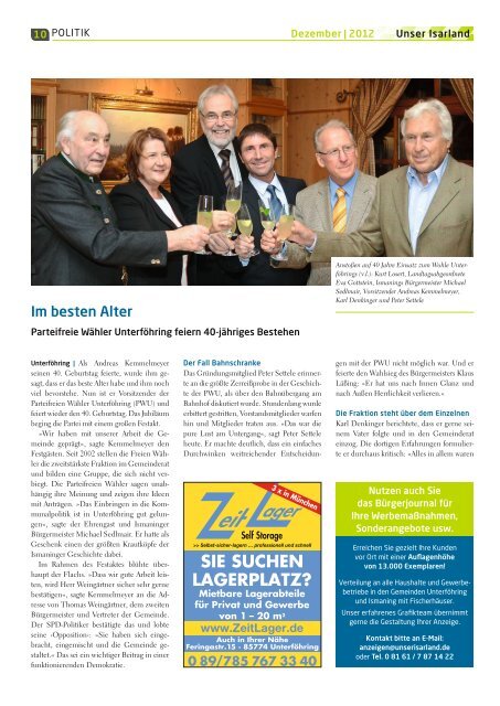 Ausgabe Dezember 2012 - reba-werbeagentur.de