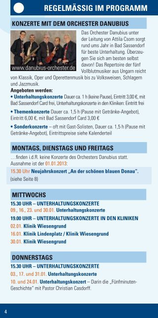 Januar 2013 - Tagungs- und Kongresszentrum Bad Sassendorf