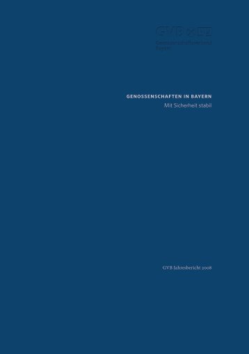 genossenschaften in bayern - Genossenschaftsverband Bayern