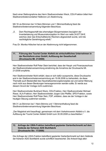 Dokument in SD Office _Öffentliche Niederschrift - Alsfeld