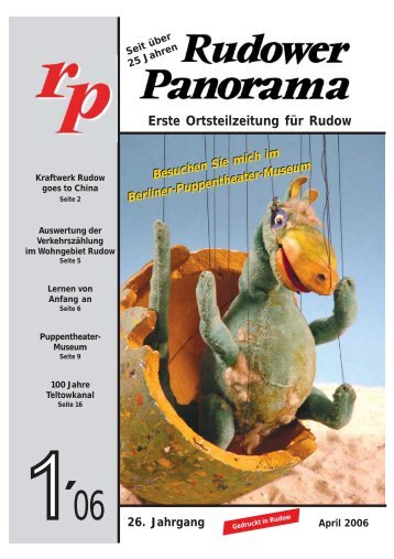 PDF-File: Rudower Panorama 1/2006