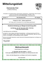Mitteilungsblatt November 2012 - Gemeinde Kist