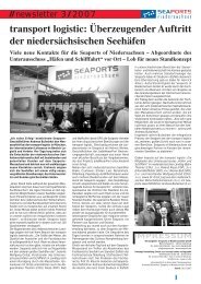 Newsletter 3/07 - Seaports of Niedersachsen GmbH
