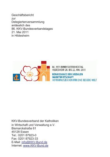 Geschäftsbericht 2011 - KKV Bundesverband