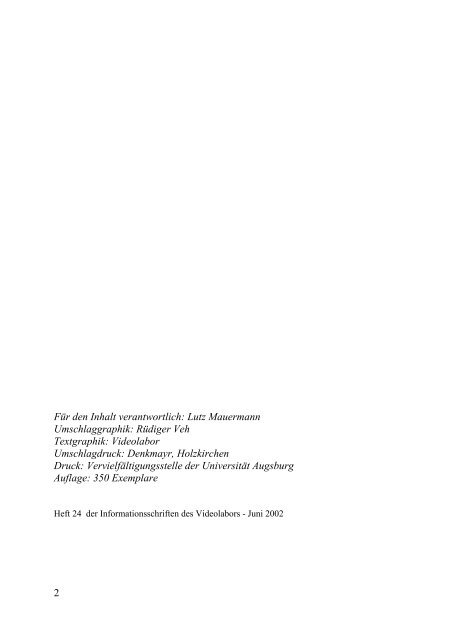 Dokument_1.pdf (3023 KB) - OPUS Augsburg - Universität Augsburg