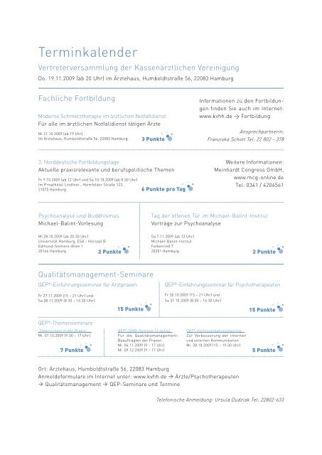 zur Wahl! - Kassenärztliche Vereinigung Hamburg