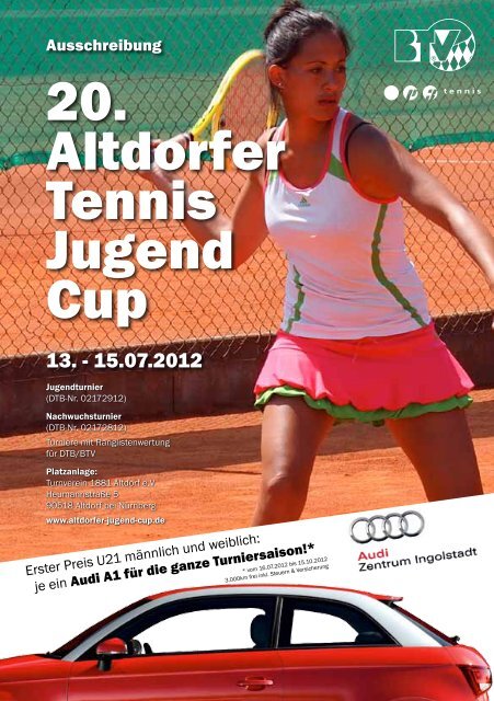 Ausschreibung - Altdorfer Tennis Jugend Cup